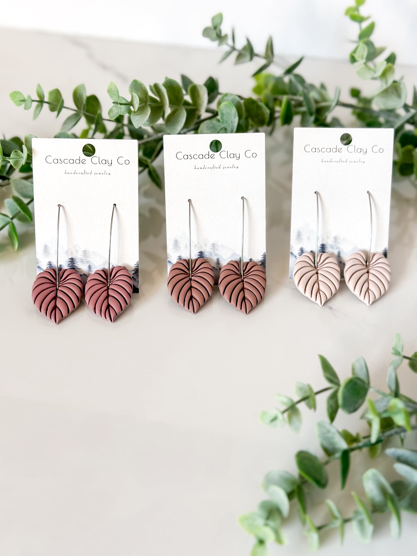 Boho Pendant Leaf Earrings