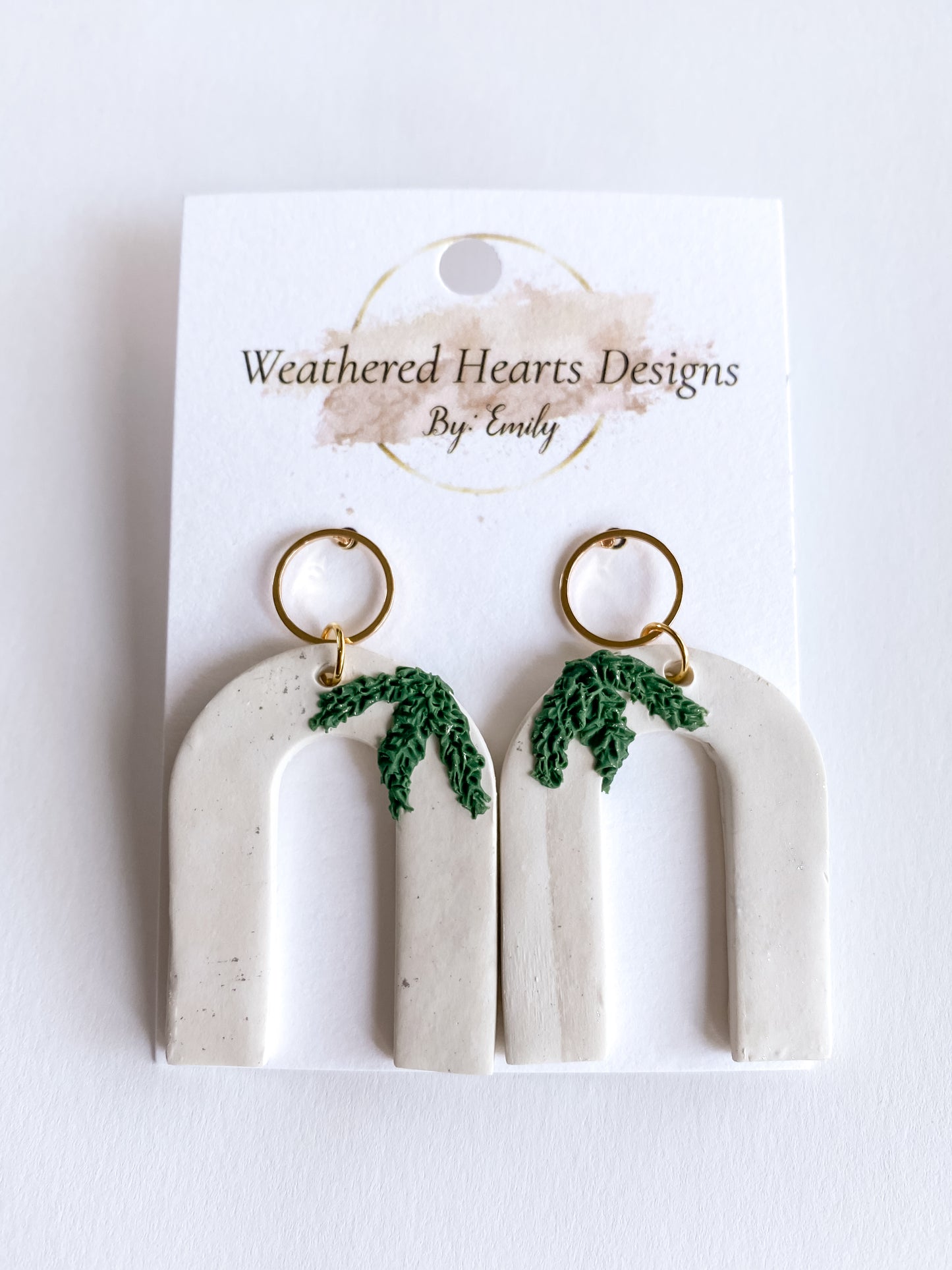 Minimalist Winter Arch Earrings