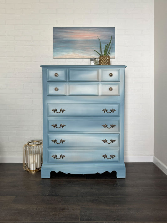 "Calm Coast" Beautifully Blended Chest Of Drawers