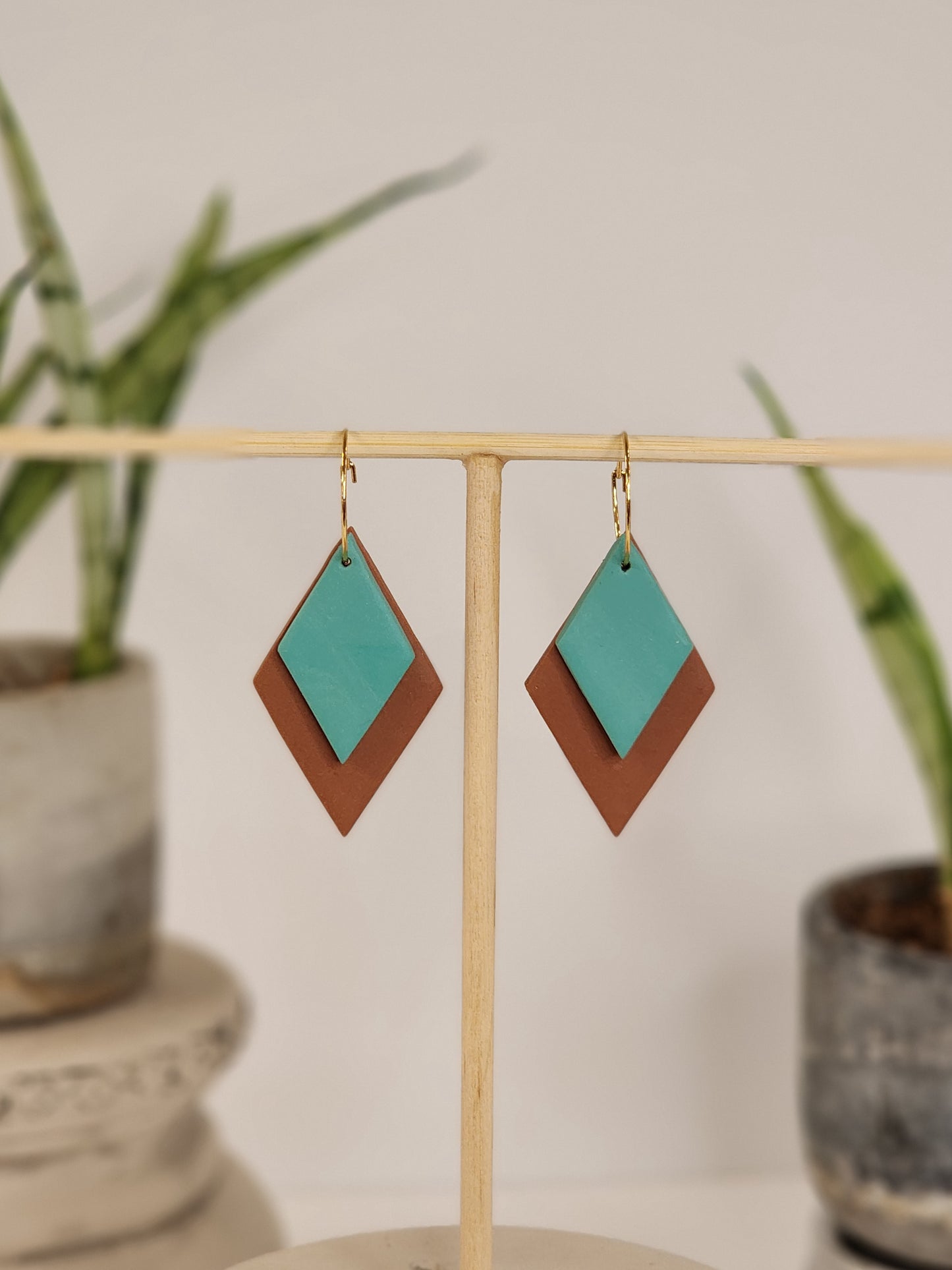 Southwest Inspired Pendant Earrings