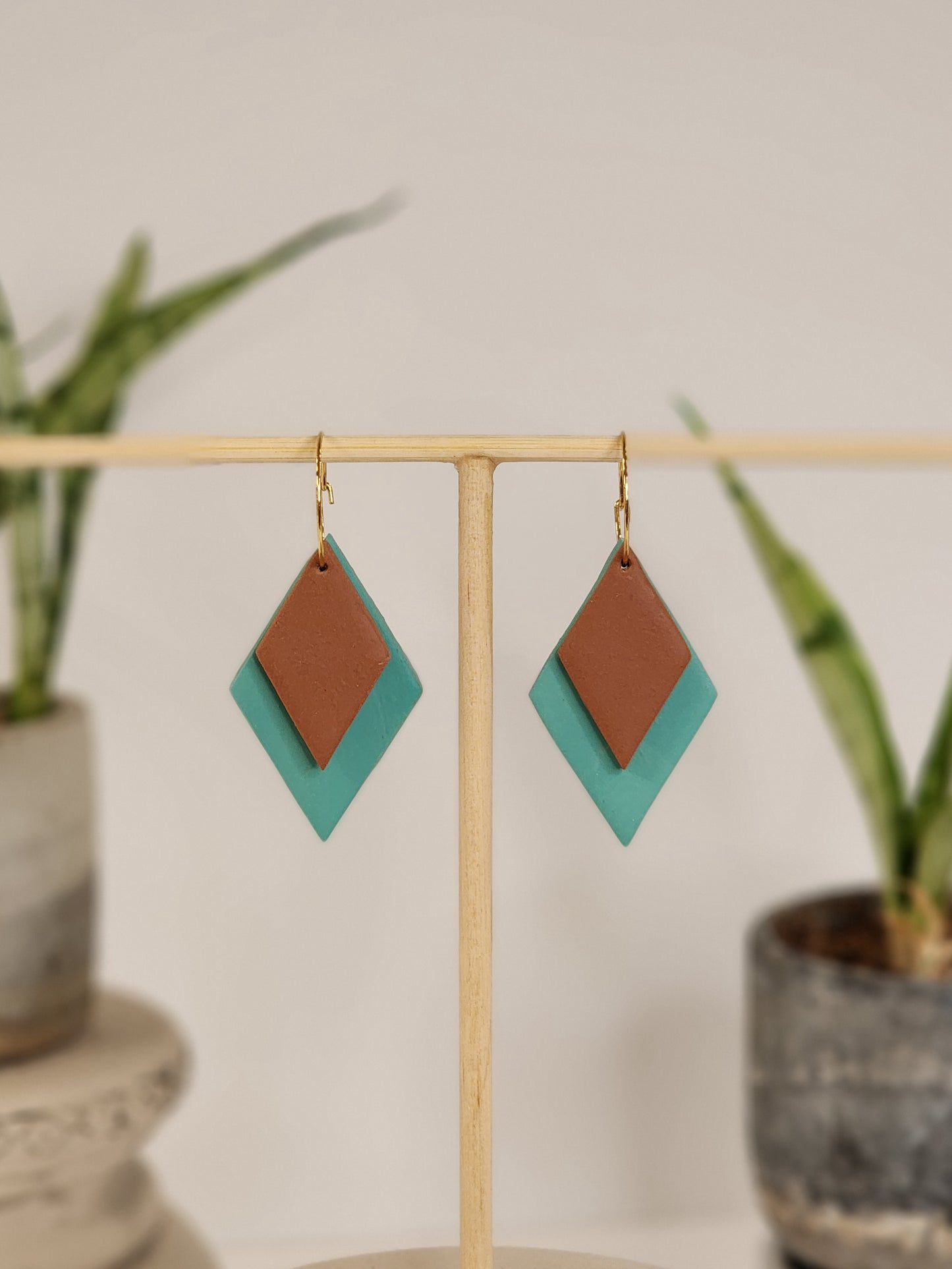 Southwest Inspired Pendant Earrings