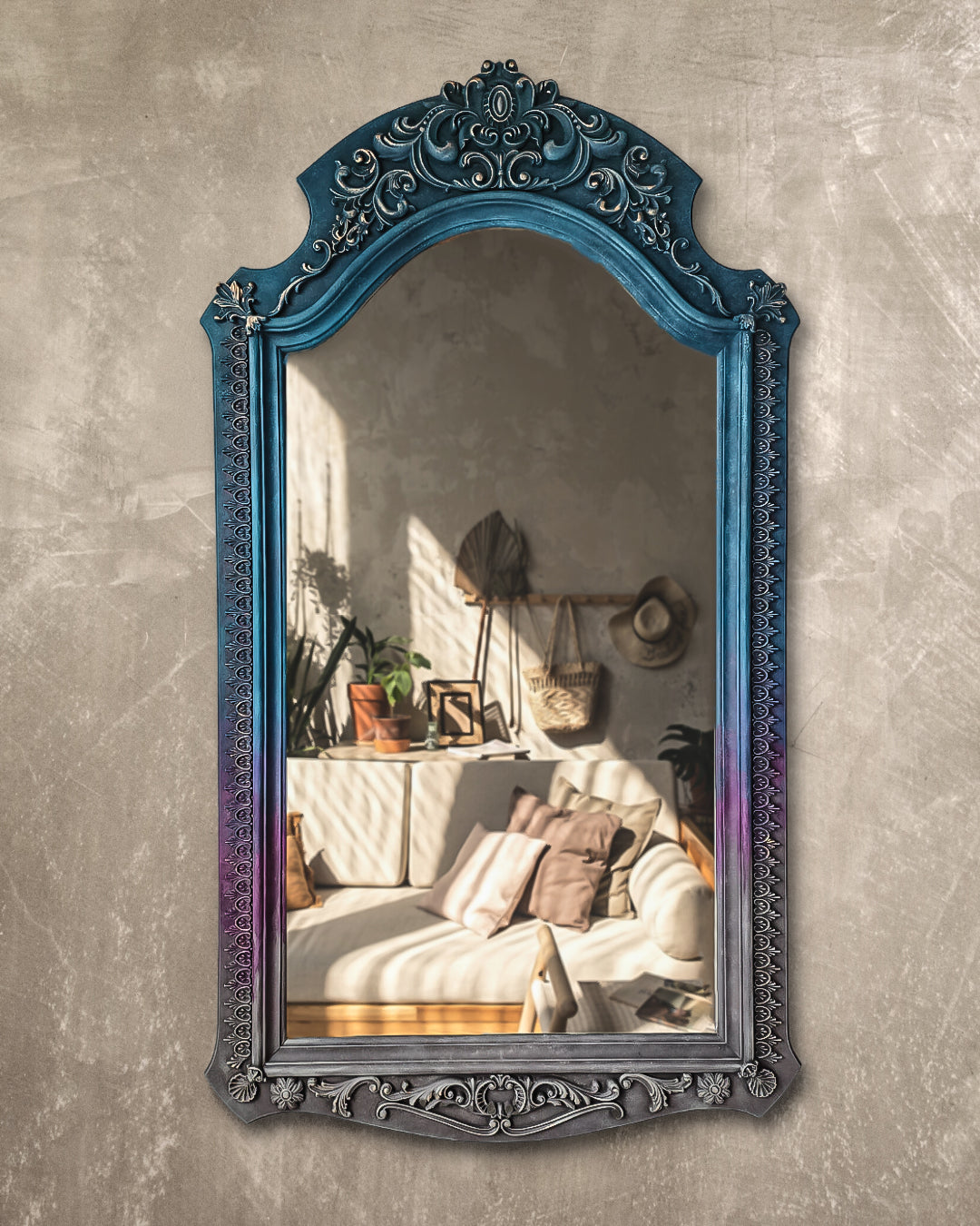 Bohemian Jewel Toned Mirror