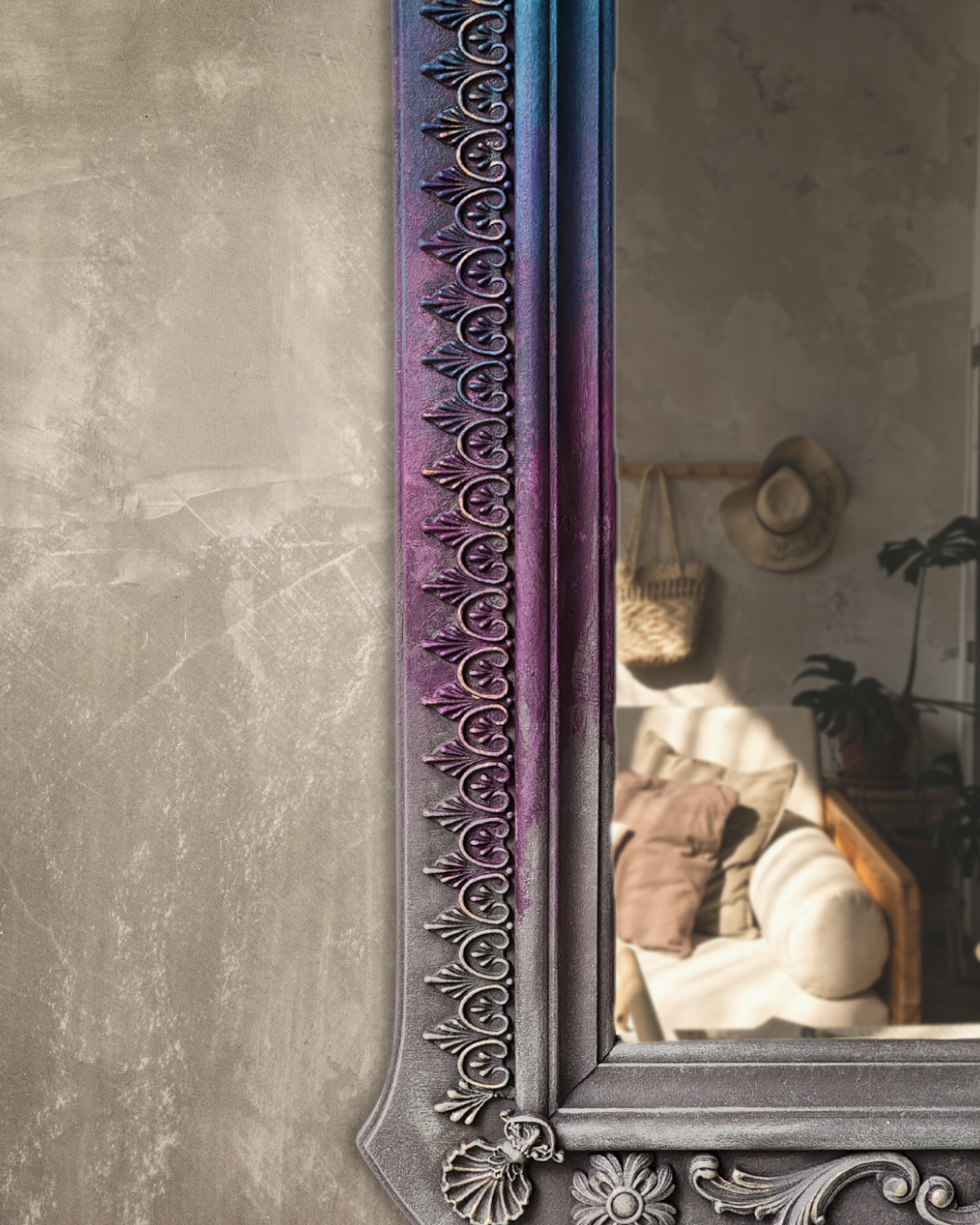 Bohemian Jewel Toned Mirror