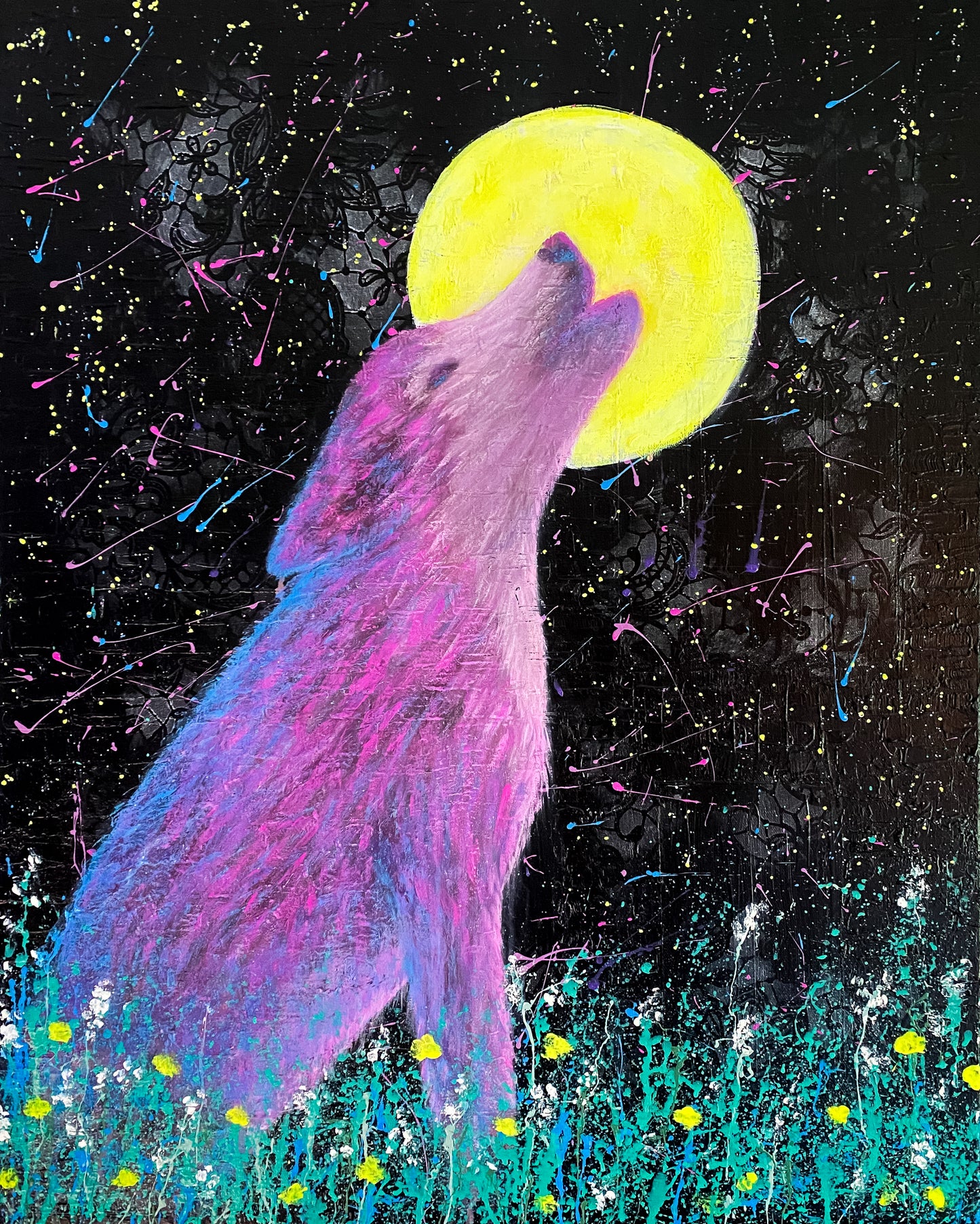 "Luna" Original Canvas Painting