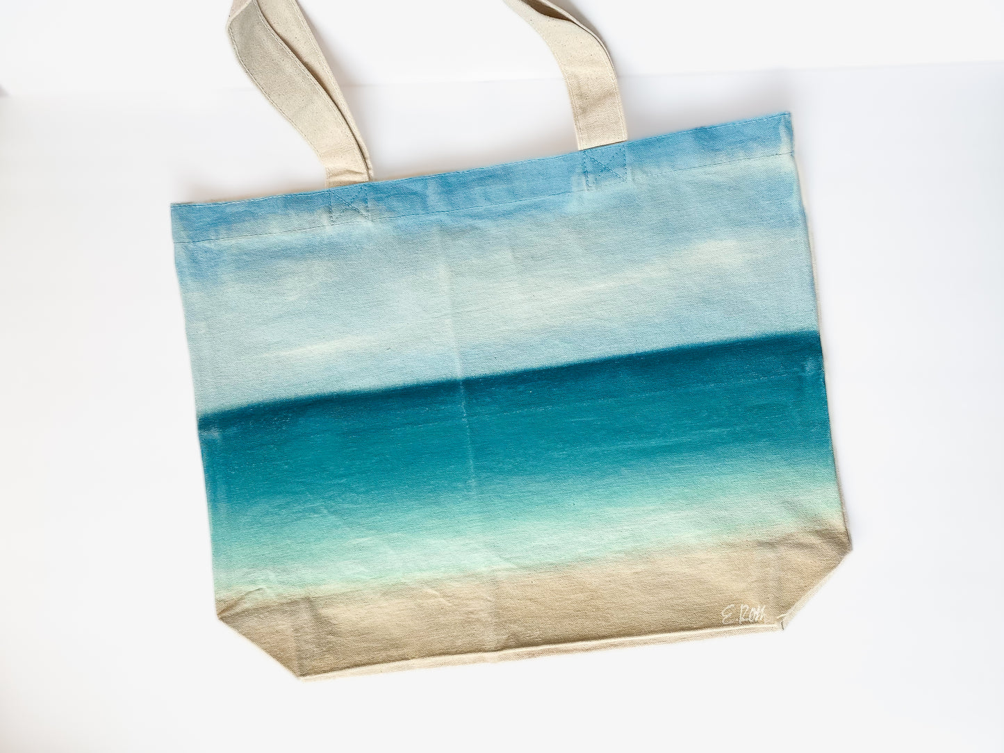 Hand Painted Canvas Tote #2